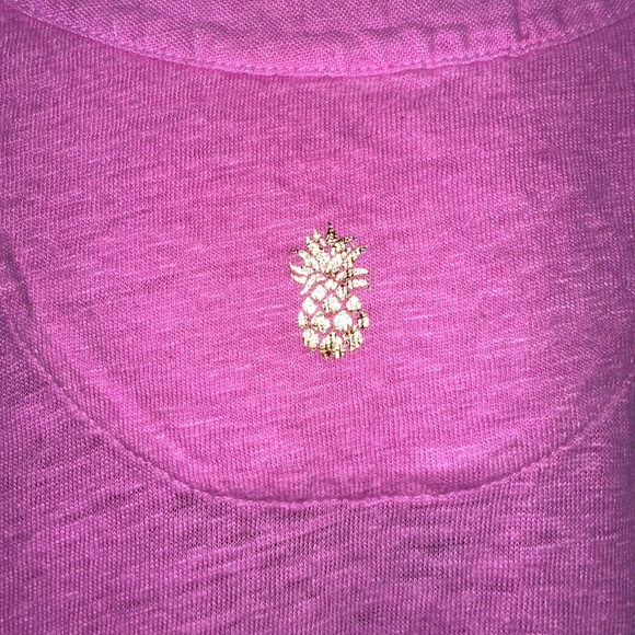 TOMMY BAHAMA LINEN WOMEN'S SIZE MEDIUM HENLEY SLEEVELESS TOP - Picture 4 of 5